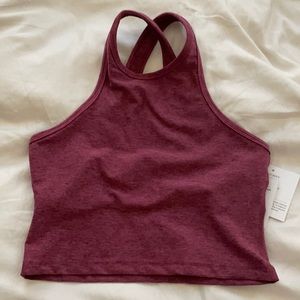 Spacedye Cropped Tank Desert Berry-Blush Blooms